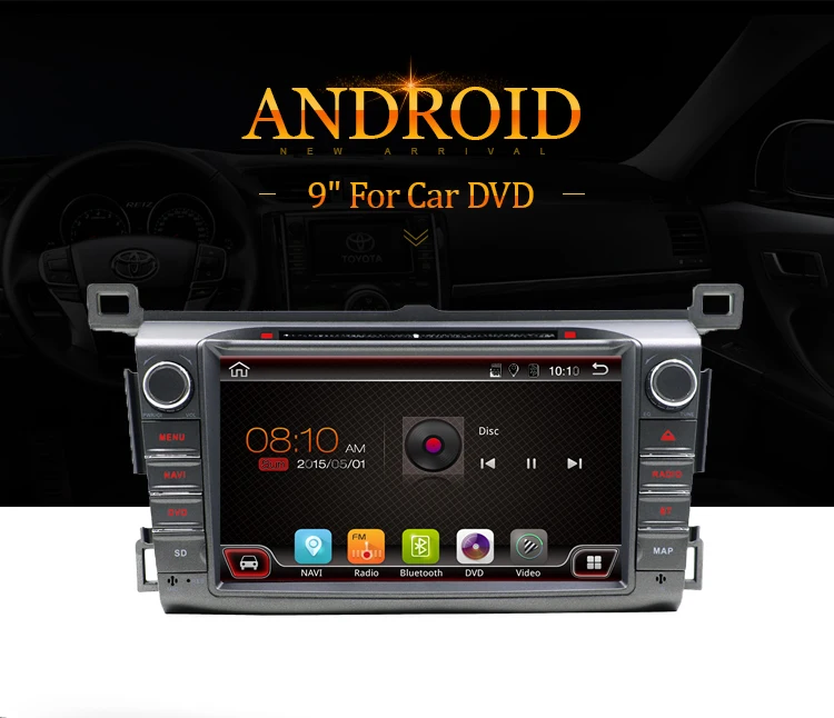 Top Android 7.1 Car DVD Player GPS Navi for 2013 2014 2015 DVD PLAYER Multimedia Navigation RADIO Stereo Audio Video with BT Wifi 1