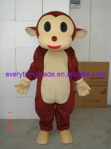 2014 New Style Cartoon Character little smart monkey Mascot costume Fancy Dress Halloween Party Costume | Тематическая одежда и