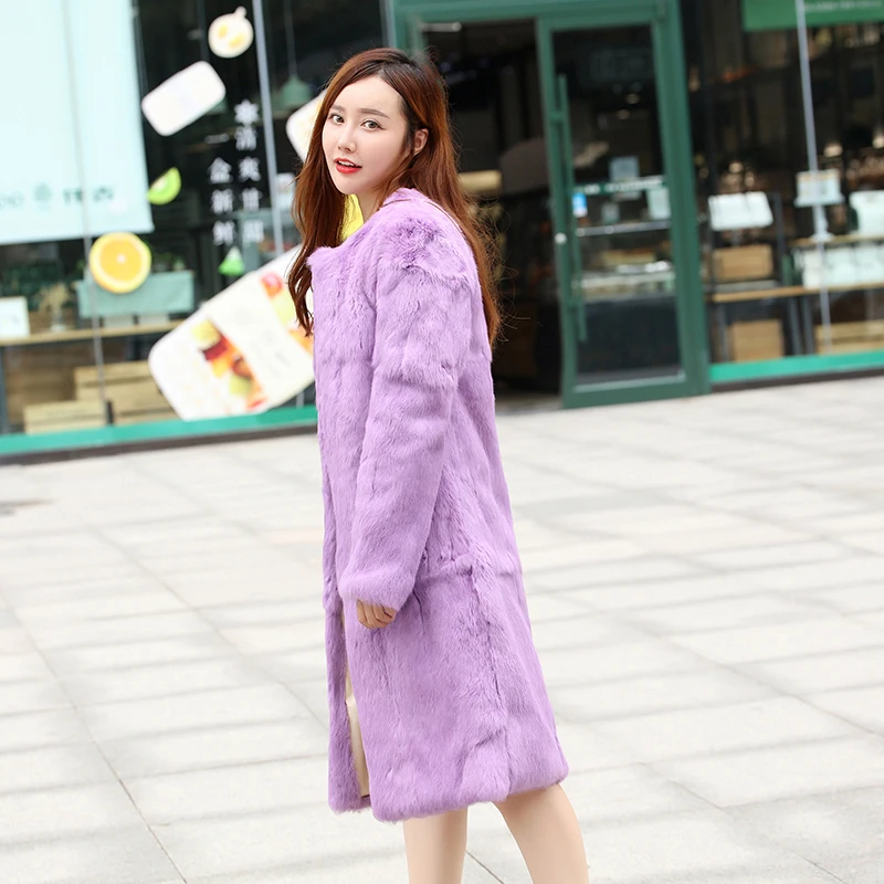 Arrivée Purple Usine Outwear Grande Taille L'ensemble Lapin Directe Réel Pelt Sr121 Pleine Plus 2018 Purple Black beige Longue xy red Fourrure Manteau mh Femmes Nouvelle green X khaki yellowgrass Oem De Naturel grey 56nxUqAH