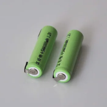 

2-5PCS 1.2V 4/5AAA Rechargeable battery 1000mah 4/5 AAA nimh ni-mh cell with soldering tabs for electric toothbrush shaver