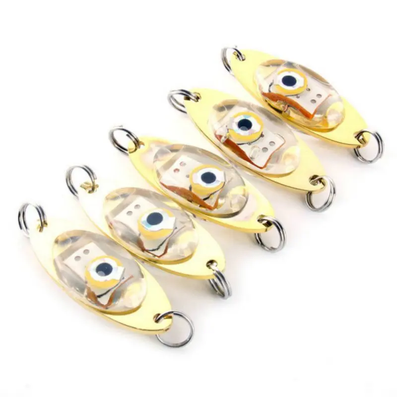 6 cm/2.4 inch Fish Flash Lamp LED Deep Drop Underwater Eye Shape Fishing Lure Light Hot Sale Lure Fish Tools Dropshipping