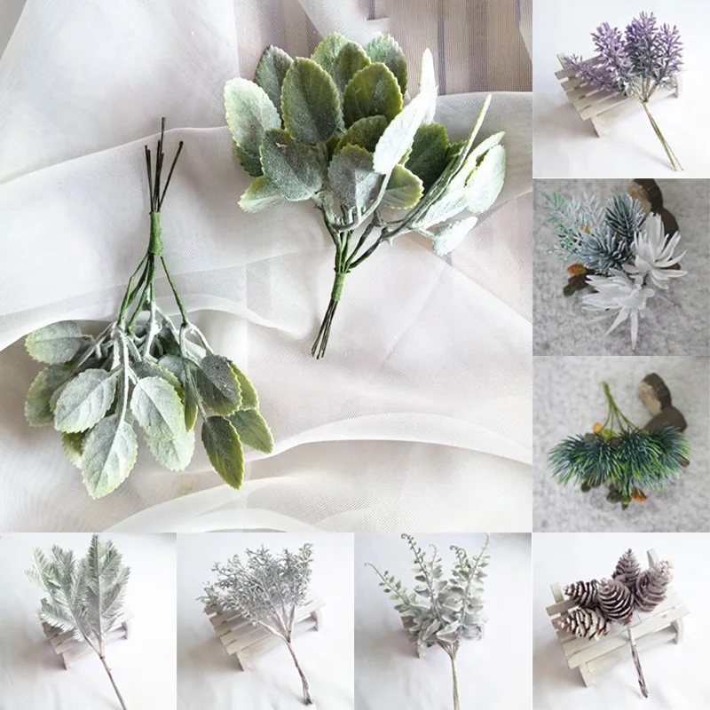 

2019 New Artificial Plastic Matsuba Branch Pineapple Grass Pine Cone Plants Creative Home Party Office Table Decorations