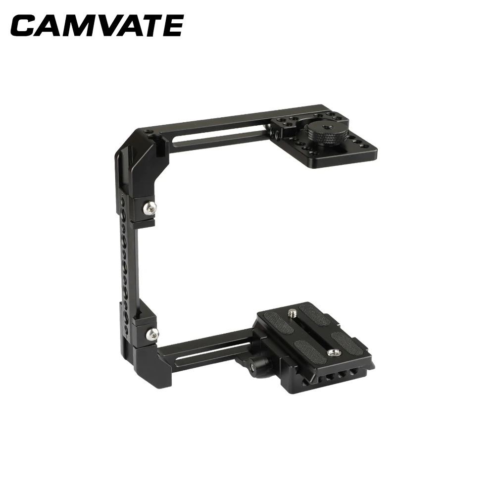 CAMVATE регулируемая камера половина клетки Rig с Manfrotto Quick Release Baseplate C2058|Аксессуары