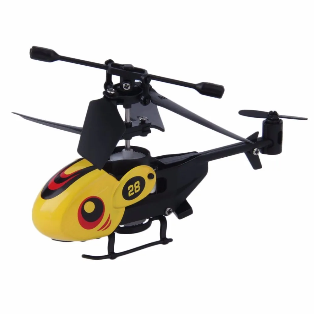 1 pcs Cool Mini rc model Helicopter with Remote Control RC Micro Remote Control aircraft 4