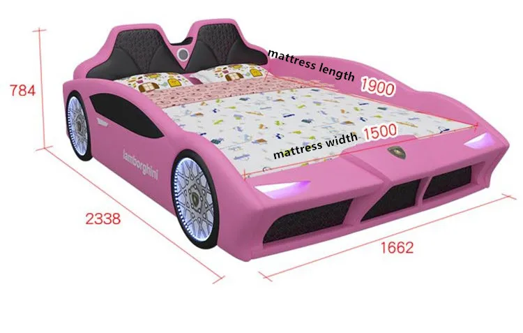 Причудливая кровать для гоночного автомобиля