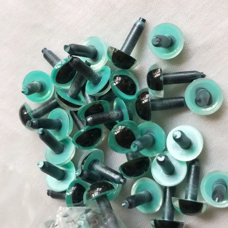 펠트 울 로빙 섬유 양모, 젖은 바늘 펠트 인형, 고양이 및 인형 사용 액세서리, 눈 10.5mm, 총 5 쌍