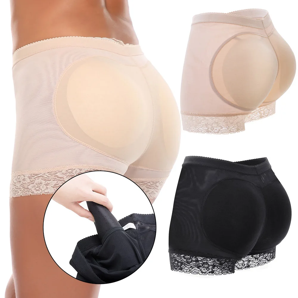 

Women Sexy Bottom Shaper Shape Bum Pants Panty Push Up Control Hips Slimming Shapewear Black Beige