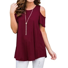 

2018 Summer T Shirt Women Plus Size 5XL Tops Ladies Elegant Tee Shirts Casual Short Sleeve Off Shoulder T-shirt Cotton Tshirt