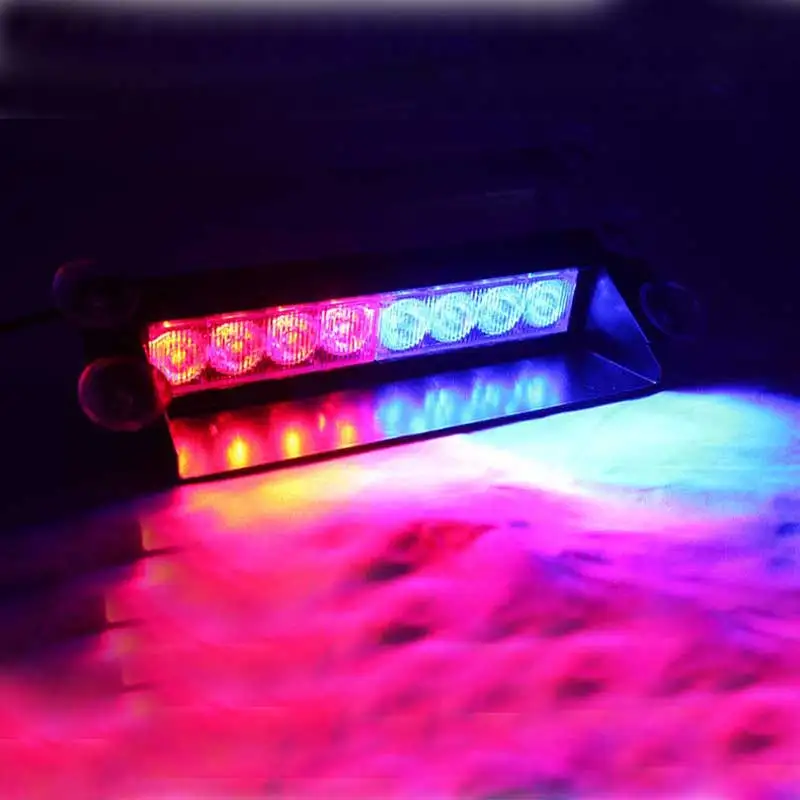 

8 LED Windscreen Tow Truck  Emergency  Strobe Light Red Blue White Amber yellow Green