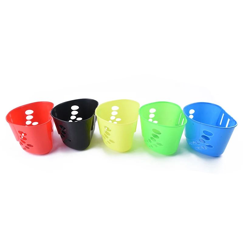 Sale Portable Plastic Pannier Front Handlebar Carrier Storage Basket For Children Bike 1