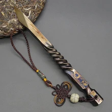 Longquan нож для чайной церемонии Китайский кунг-фу чайный сервиз аксессуары вырезать Pu Er торт спицы для вязания нож Декор ручной работы рафинирование стальные резаки