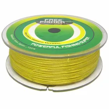 Рыбацкая желтая рыболовная леска 300 м De Pesca PE плетеная леска очень прочный рыболовный плетеная леска