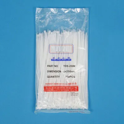 250 шт. нейлоновые кабельные стяжки 5 мм * мм|cable ties|nylon cable tiesnylon ties |