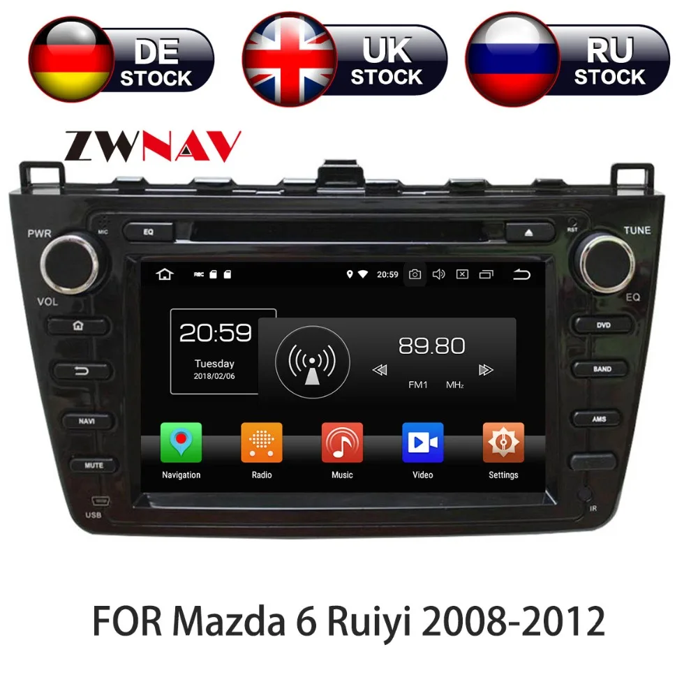 Excellent Android 9 32+4GB Car DVD player GPS navigation 2 DIN radio For Mazda 6 Atenza 2008-2012 Satnav multimedia tape radio 0 Excellent Android 9 32+4GB Car DVD player GPS navigation 2 DIN radio For Mazda 6 Atenza 2008-2012 Satnav multimedia tape radio 0