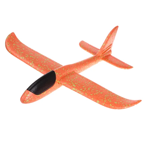 68 см, Детские ручные летающие планеры, пенопластовые самолеты EPP, игрушки, модель, устойчивые, прорыв, самолет, наружные, вечерние, игры - Цвет: Оранжевый