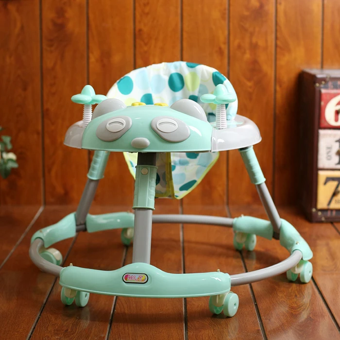 

Multifunction Foldable Anti O leg Baby Step Hand push Or Sit Chair Walker Baby No Rollover Walking Assistant Box For 6-18M Baby