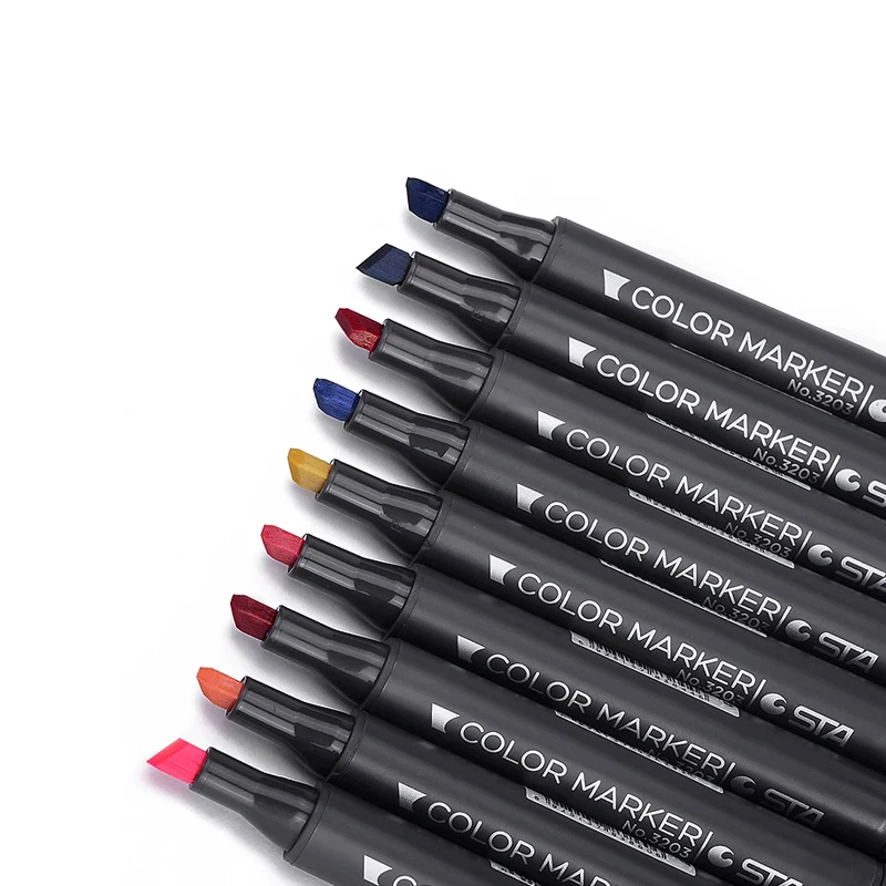 STA внутренние искусственные комиксные маркеры для рисования чернильные на