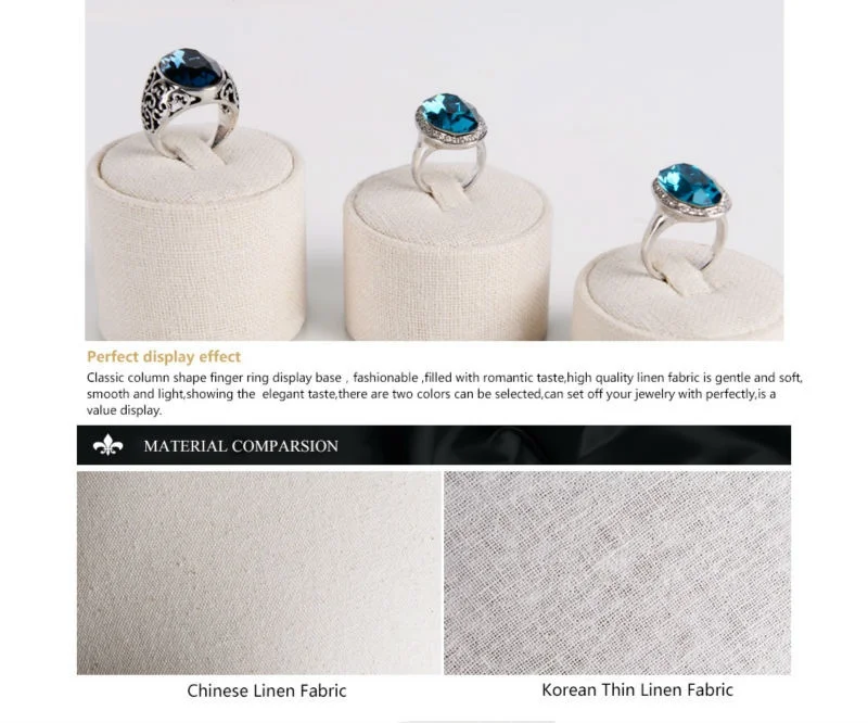 3pcs Jewelry Finger Ring Holder Display Stand Counter Showcase Exhibitor (14)