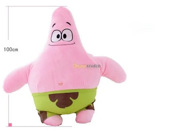 Fancytrader Hot Item! 39'' 100cm Super Cute Plush Giant Stuffed Soft Patrick Star, Free Shipping FT50848 (1)