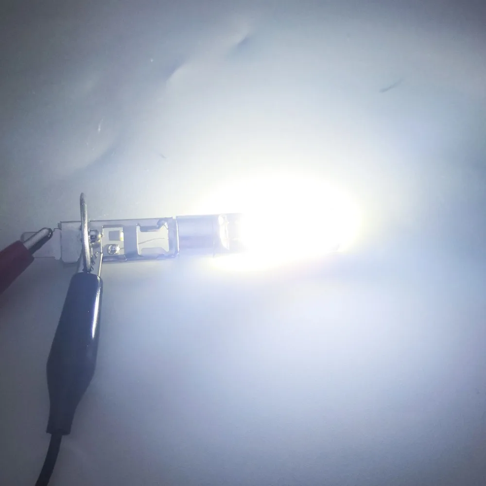 2 шт. * H1 стороны COB Высокая мощность 20 Вт LED боковых света лампы Противотуманные