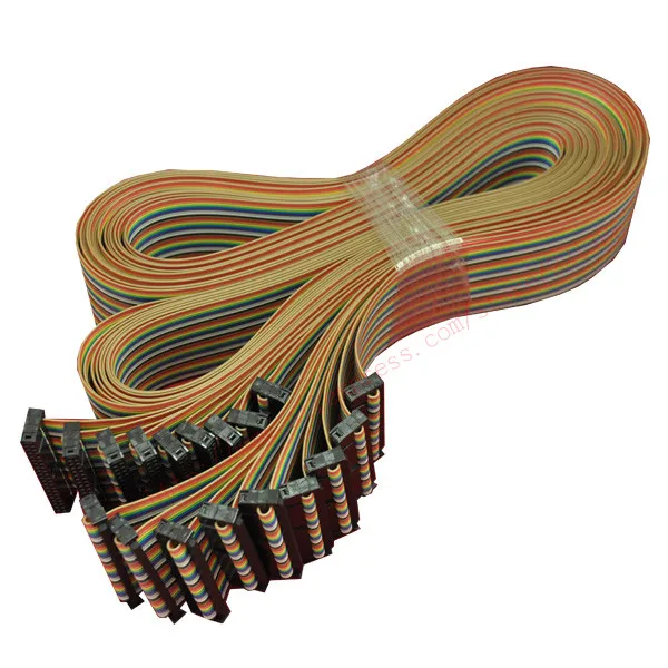 

Free shipping (1Pcs) 40pin GPIO Ribbon Cable IDC Socket for Raspberry Pi 2 Model B, flat IDC cable IDC40 cable length 20cm,
