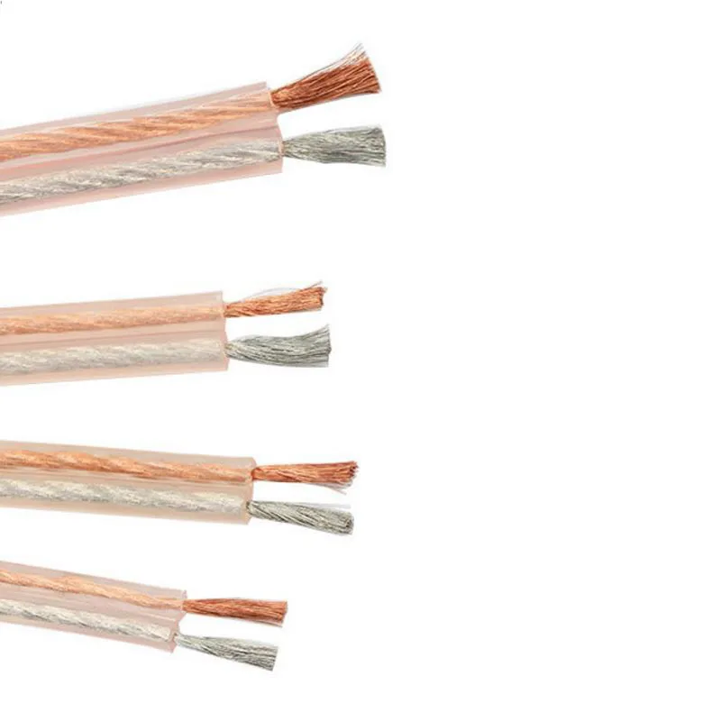 JINCHI 4N oxygen-free copper speaker cable pure copper high-power gold and silver audio cable for KTV, home theater 600 core JINCHI 4N oxygen-free copper speaker cable pure copper high-power gold and silver audio cable for KTV, home theater 600 core