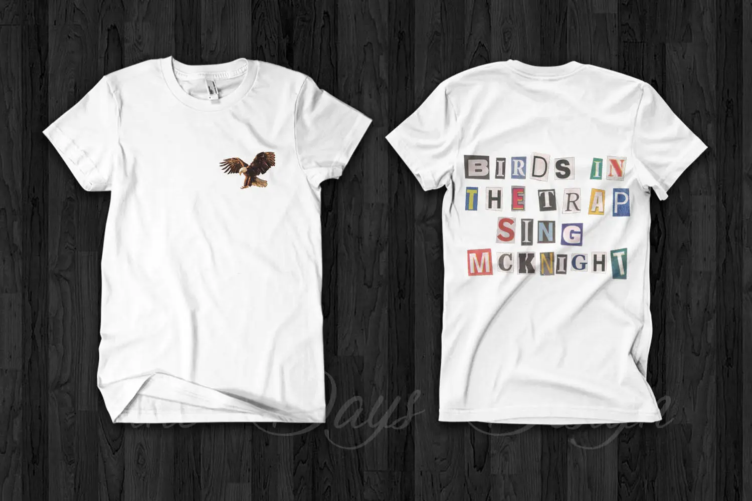 С изображением Трэвиса Скотта птицы в ловушке поют McKnight Rodeo Merch Astroworld футболка