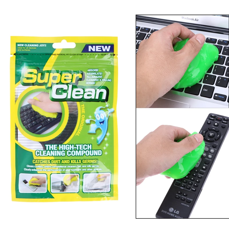 

Magic Innovative Super Dust Keyboard Cleaner Cleaning Tool Magic Gel High Tech Cleaning Compound Gel For Computer