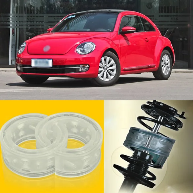 2pcs Power Front /Rear Shock Suspension Cushion Buffer Spring Bumper For Volkswagen Beetle