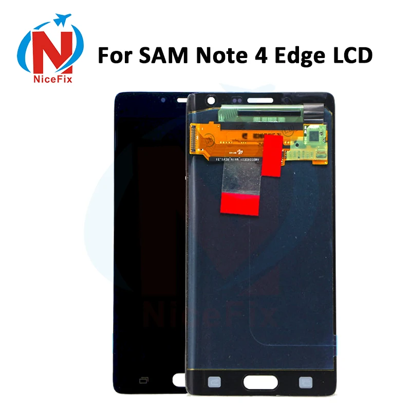 

For Samsung Galaxy Note4 Note 4 Edge N915 N915F LCD Display with Touch Screen Digitizer with Frame for Samsung Note 4 edge lcd