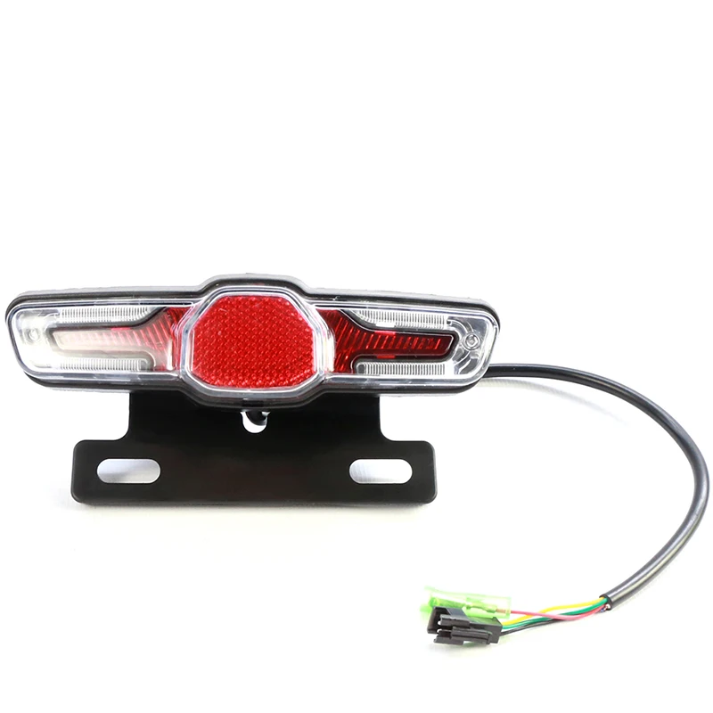 Sale 5 Led Bicycle Rear Light For Electric Bike 36V 48V 60V eBike Tail Light For Hub Motor Kits Mid Motor Kits Conversion Kit 0