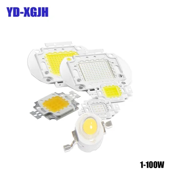

High Power LED Chip Warm Cool Natural White Red Green Blue Yellow 1 3 5 10 20 30 50 100W COB Lamp SMD Chip Floodlight Spotlight