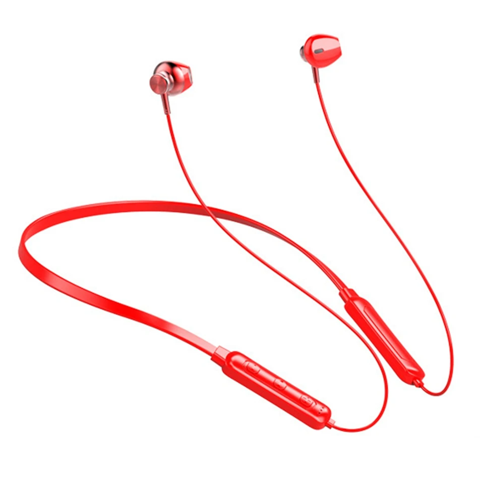 Sports Earphone Bluetooth 5.0 Magnetic Wireless Earbuds Headphones In-Ear Earphones with Mic Deep Bass Headset Gaming for Phone  (6)