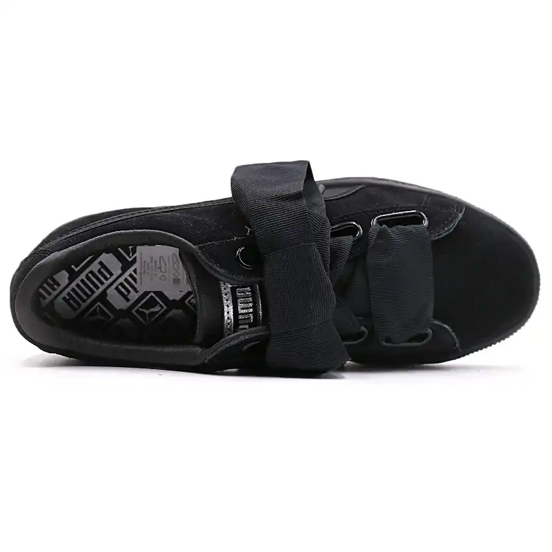 puma suede heart ep black