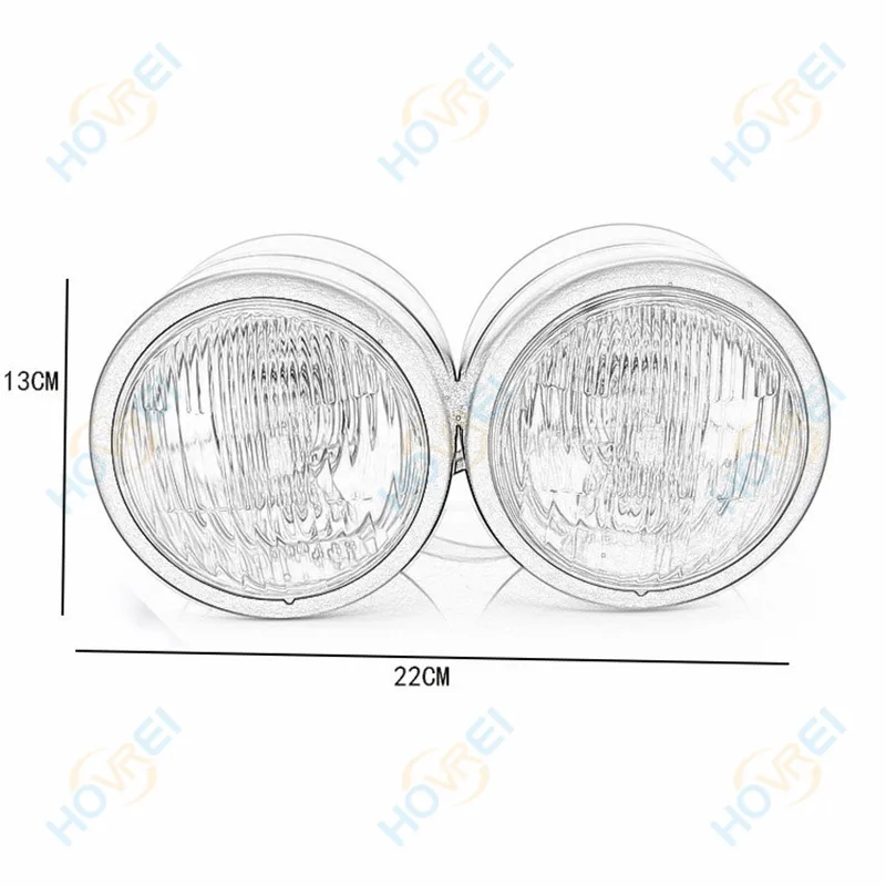 Мотоцикл ретро передняя двойная фара двойной Головной фонарь для уличного велосипеда для кафе гонщик Harley