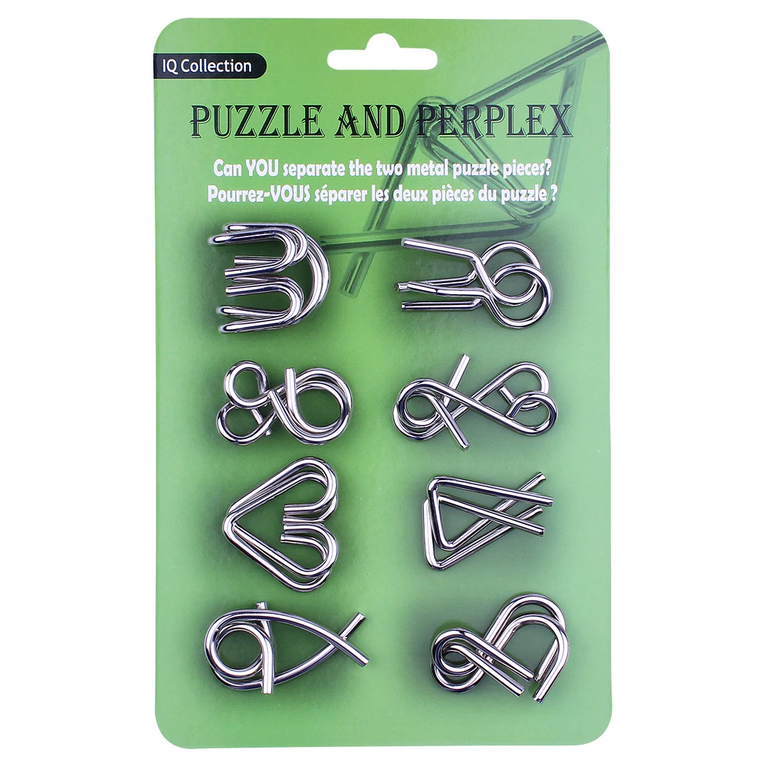 

8Pcs Intelligence Buckle China Traditional Montessori Puzzle Baguenaudier Chinese Rings Educational Toys for Braining Training