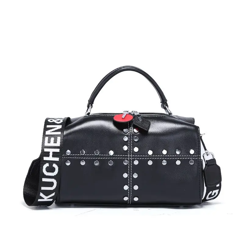 

LOEIL The first layer of leather handbags simple European and American fashion shoulder Messenger bag wild simple tide bag