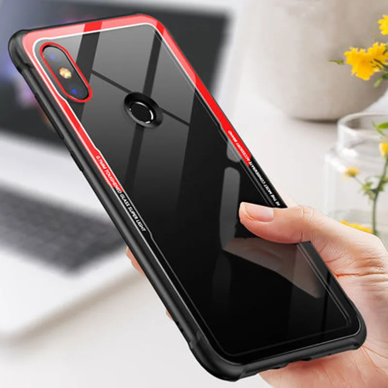 Чехол для Xiaomi Mi Mix 3 металлический чехол из закаленного стекла пластиковая задняя