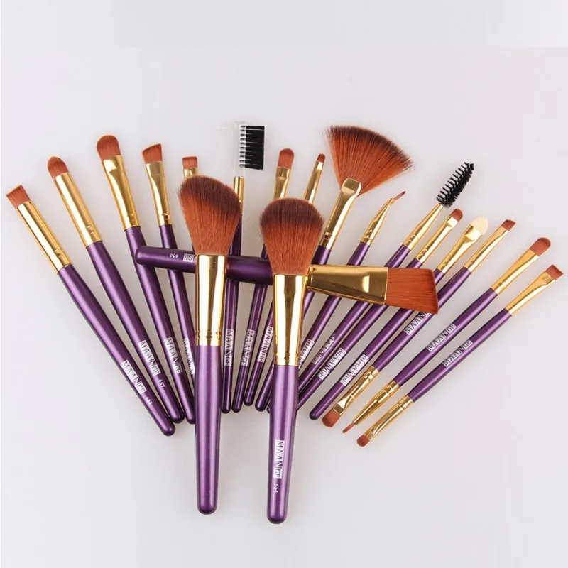 

New  9/12/15/19 PCS/set Makeup Brushes Pro Make Up Brush Set Pincel Maquiagem For Beauty Blush Contour Foundation Cosmetics M3