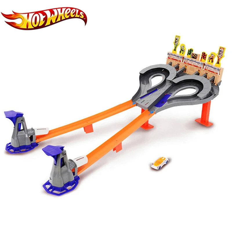 Оригинальная игрушка для спортивного трека Hot Wheels, ударопрочная забавная игрушка, высокое качество, подарочная коробка, автомобиль Hotwheels, режим трека CDL49 для детей