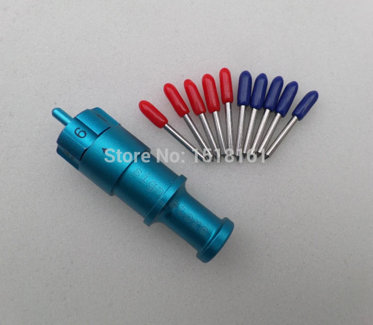 1pc Cricut Cutting Plotter Blade Holder + 5pcs 45 + 5pcs 60 Degree