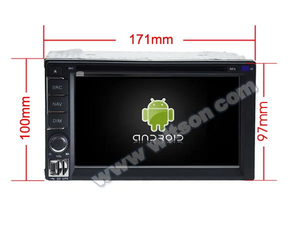 Discount 6.2" Android 9.0 Pie OS 2 Din Car DVD Multimedia Double Din Car Navigation GPS Two Din Car Radio with 256GB External HDD Support 1