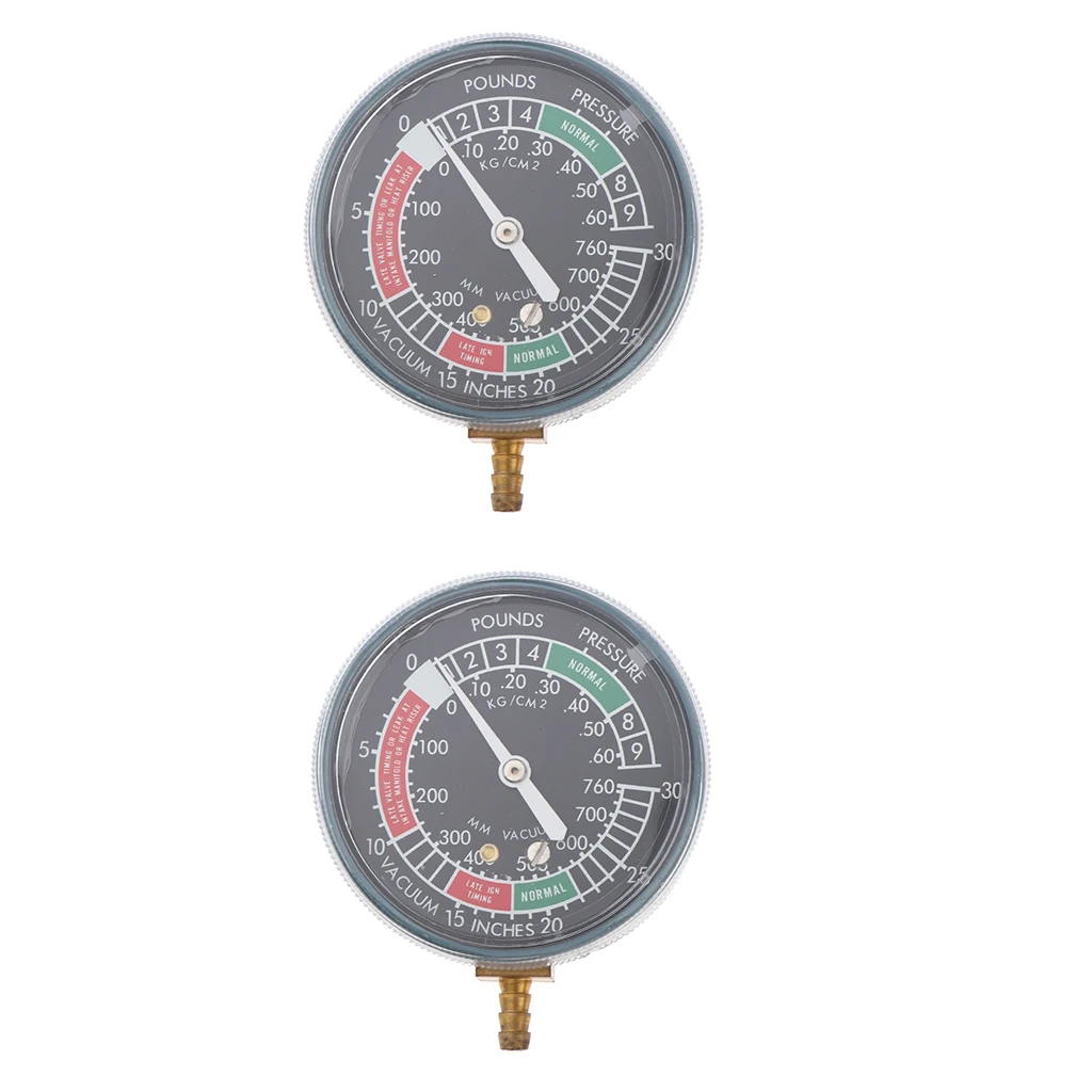 2X Carburetor Carb Synchronizer Vacuum Gauge Tool Balancer Blue Casing for Motorbike