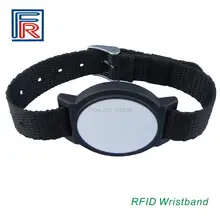 RFID keytag браслет нейлон ICODE2 13,56 МГц браслет управления доступом варианты цвета печать логотип номер Доступен 1000 шт/партия