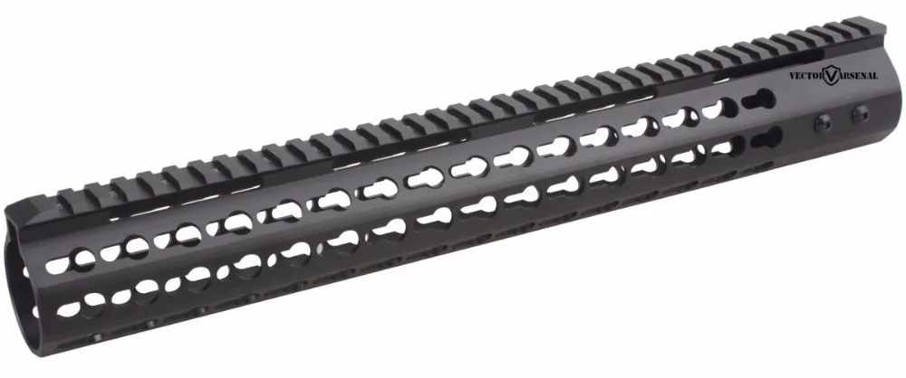Tactical. 308 тонкий свободный поплавок KeyMod 15 дюймов высокий профиль Handguard Пикатинни