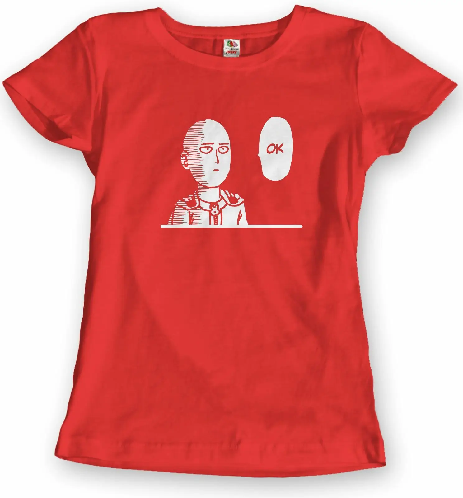 Saitama One Punch ok Onepunch футболка с аниме новые крутые топы мужская коротким