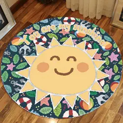 60x60 см круглый ковры играть коврики для детей Спальня коврики коврик для комнаты Пикник коврик для игр детская комната Skidproof области