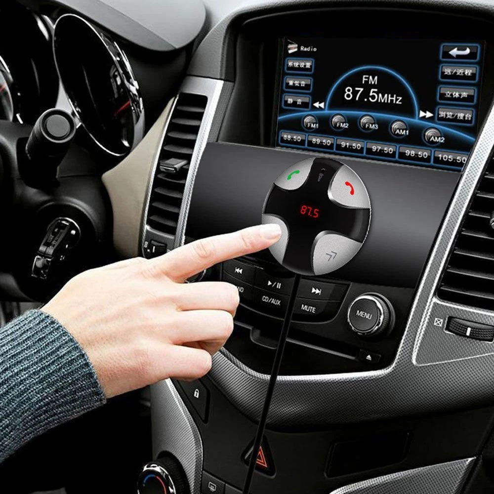 Bluetooth 4 1 fm передатчик для автомобиля беспроводной радио приемник автомобильный