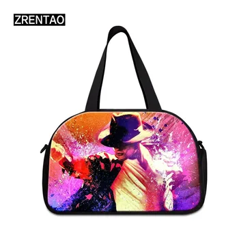 

M Jackson Fashion Ladies luggage Travel Bag Weekend Shoulder Bag With Shoes Pocket Portable waterproof Women Sport Hanbag duffel