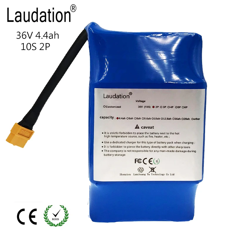 Laudation 36V 4.4ah литиевая батарея универсальный Электрический скутер баланс
